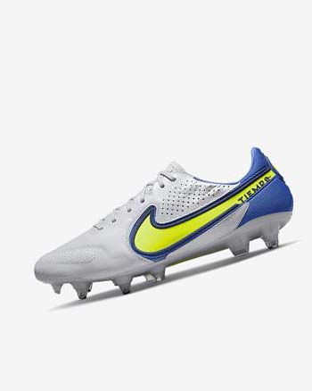Nike Tiempo Legend 9 Elite SG-Pro AC Grises Azules | MX 5275